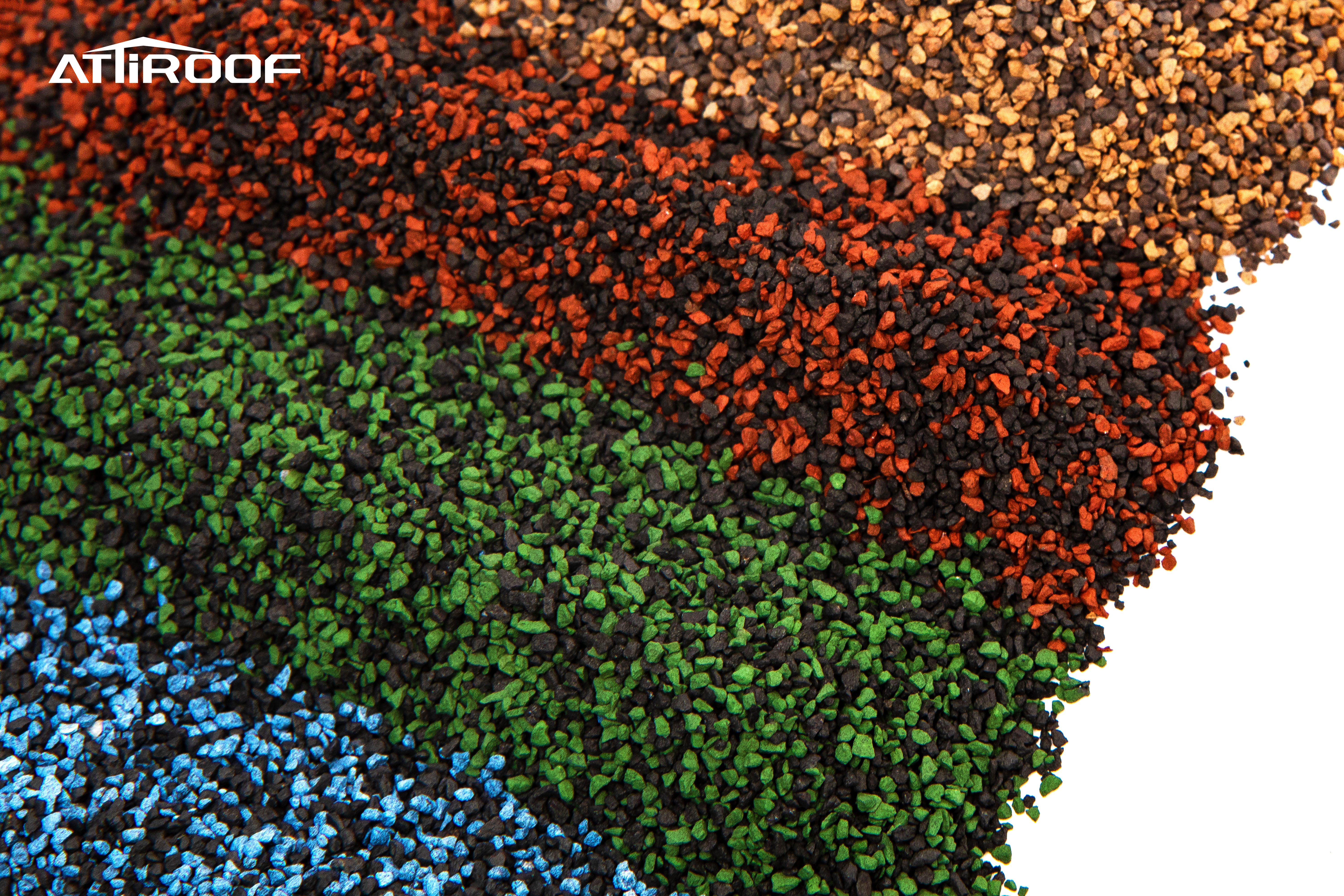 Se utiliza una gama de arenas de colores vibrantes, que incluyen rojo, azul, amarillo y verde.