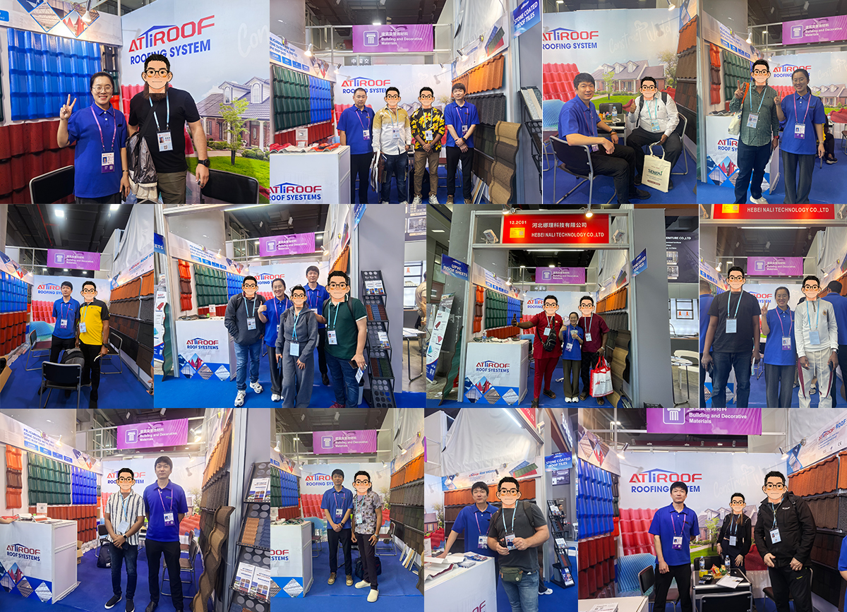 Attiroof 138: Foto de grupo con clientes durante la Feria de Cantón.jpg