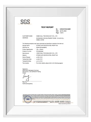 certificado sgs