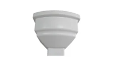 Cubo de lluvia curvo
